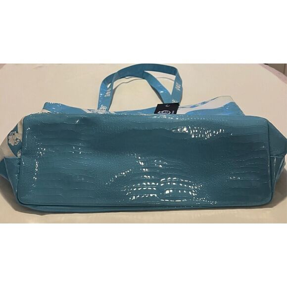 NWT AG Rock and Roll Couture blue and white tote - Picture 2 of 7